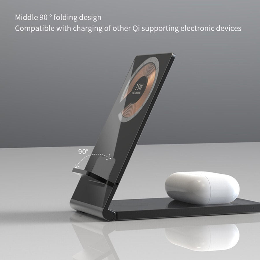 Clear Beam Foldable Magnetic Wireless Charger Stand - Image 5
