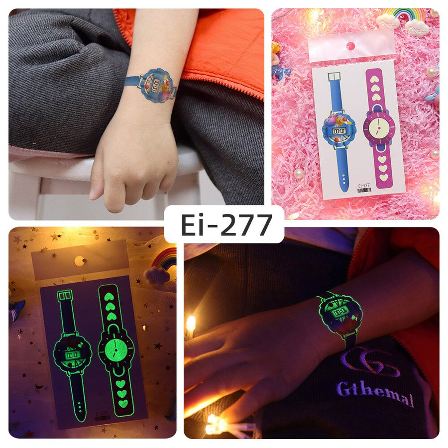 Luminous Temporary Tattoo Watch Sticker - Image 6