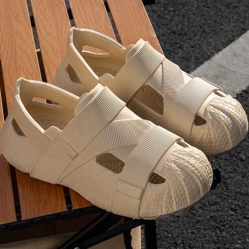 Criss Cross Anti-slip Outdoor Beach Slippers - Image 5