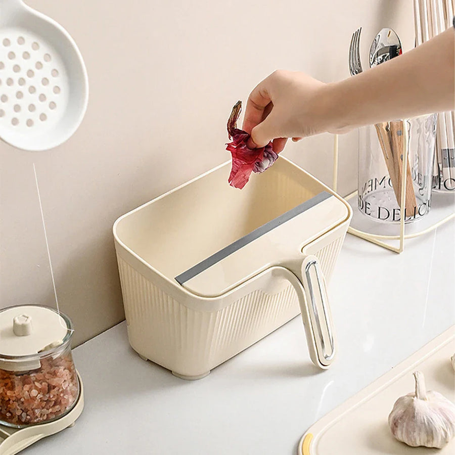 Mini Desktop Trash Scraper Bin - Image 1