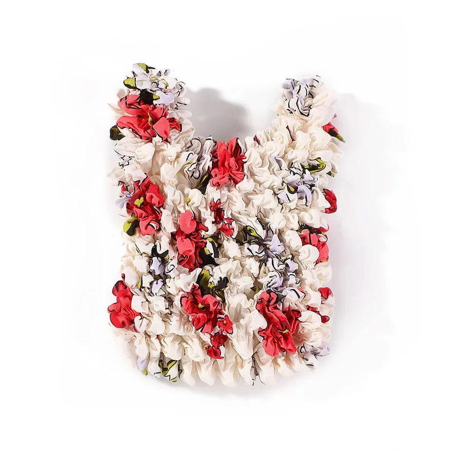 Floral Stretch Shopper Mini Elastic Bag - Image 5