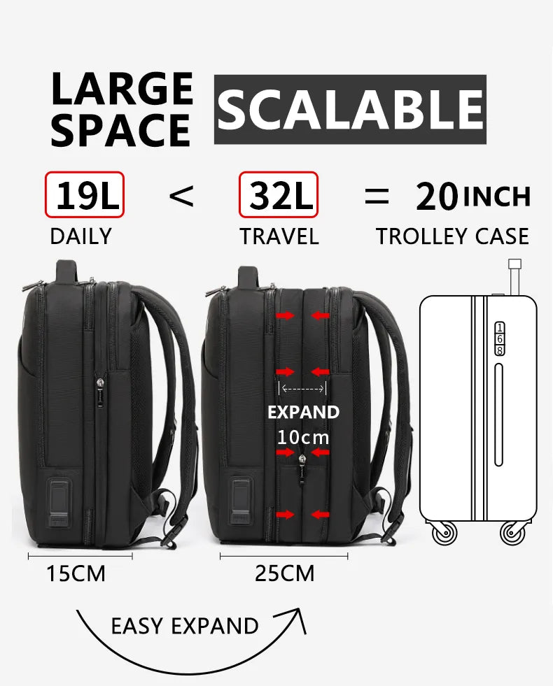 Business Time USB Charging Travel Bag - Image 1
