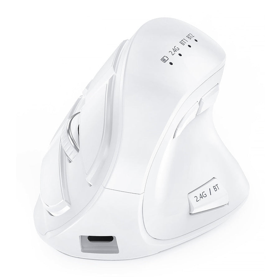 Vertical Ergonomic Soft Click Wireless Mouse - Image 7
