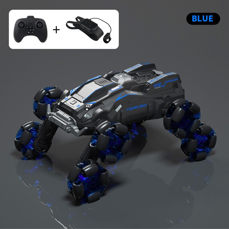 Turbo Twister 8-Wheel Rotating Remote Control Car - Image 9