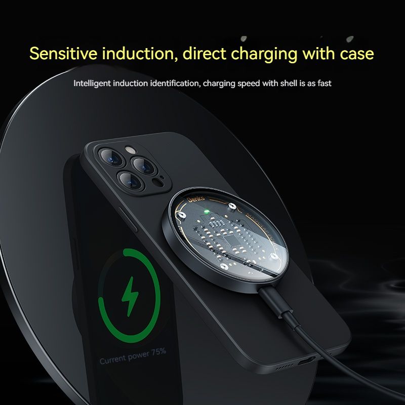 Transparent Ultimate Magnetic Wireless Fast Charger - Image 2