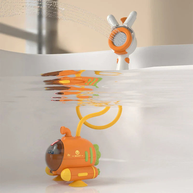 Mini Submarine Baby Bathing Shower Head Set - Image 1