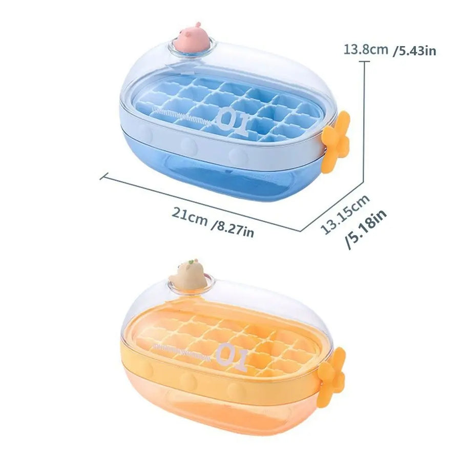 Cute Cartoon Rotating Knob Ice Cube Tray - Image 5
