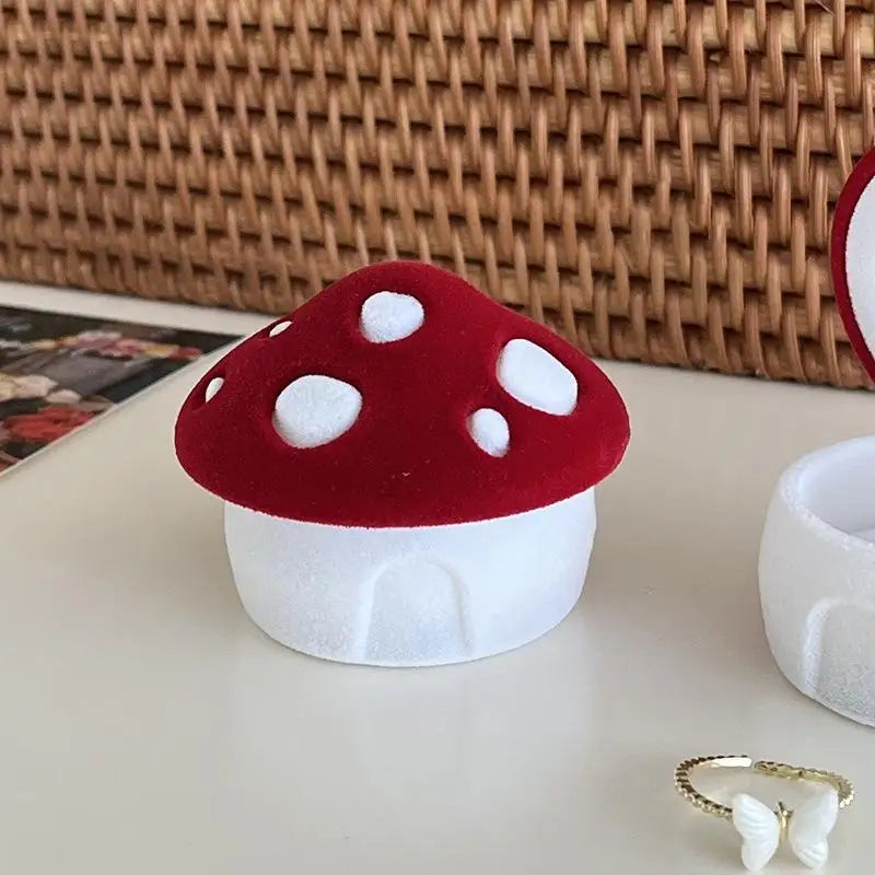 Fairy Forest Mushroom Ring Box Holder