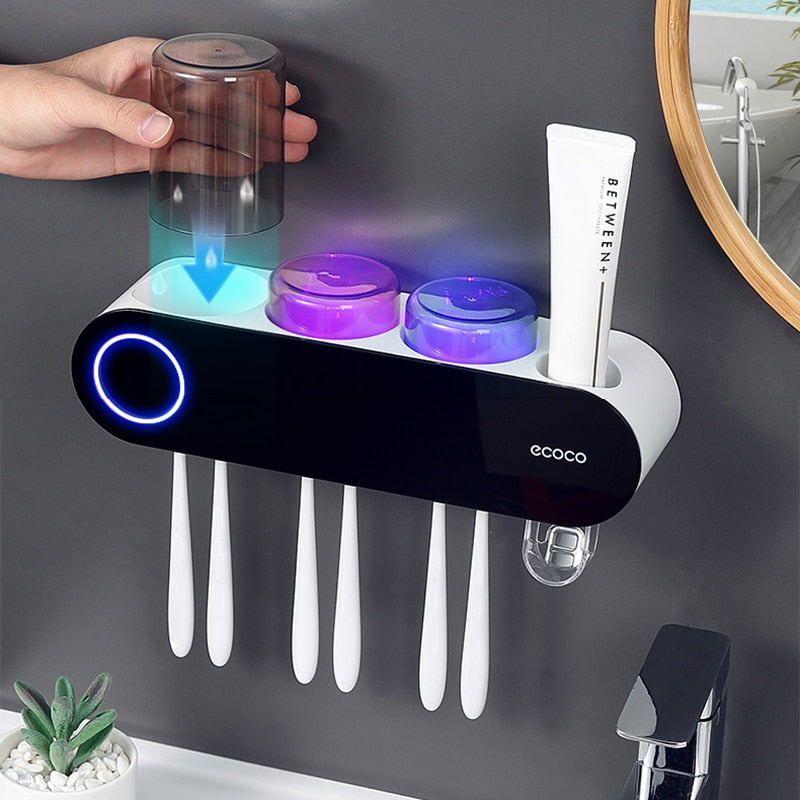 UV Sanitizer Toothbrush Holder Bathroom Organizer - Image 5