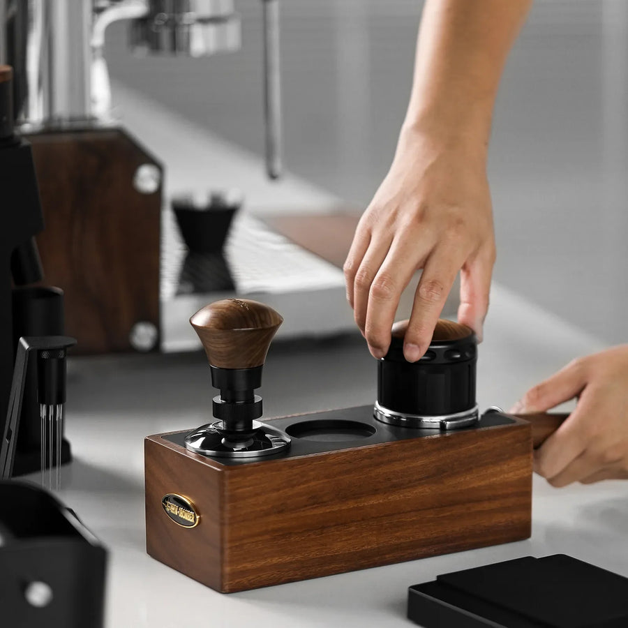 Barista Favorite Vintage Storage Box Tamper Station - Image 3
