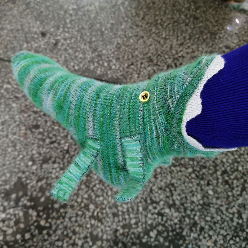 Crocodile Bite Knitted Socks - Image 4