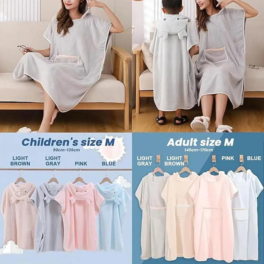 Soft Cozy Women Hooded Robe - Image 4