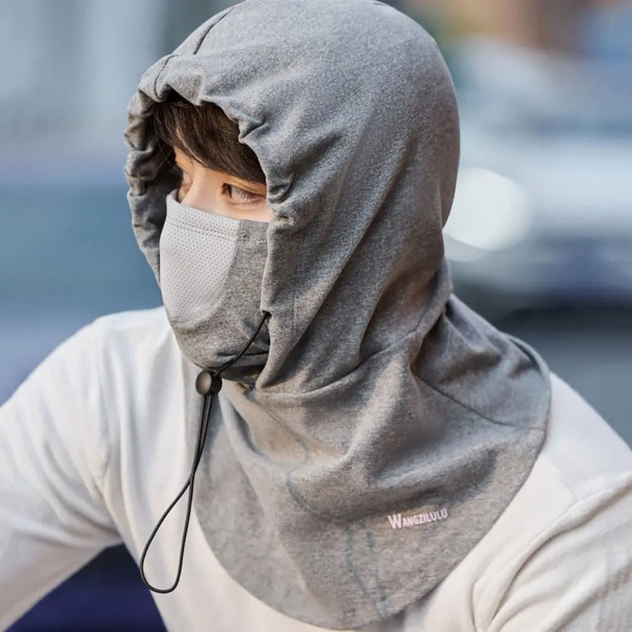 Breathable Sun Shield Ice Silk Face Mask - Image 9