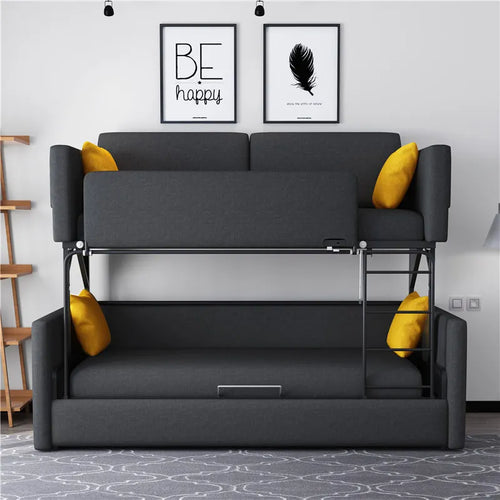 Modern Space Sleeper Saving Foldable Bunk Bed Sofa - Image 0