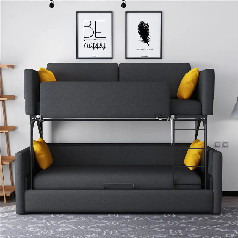Modern Space Sleeper Saving Foldable Bunk Bed Sofa - Image 0