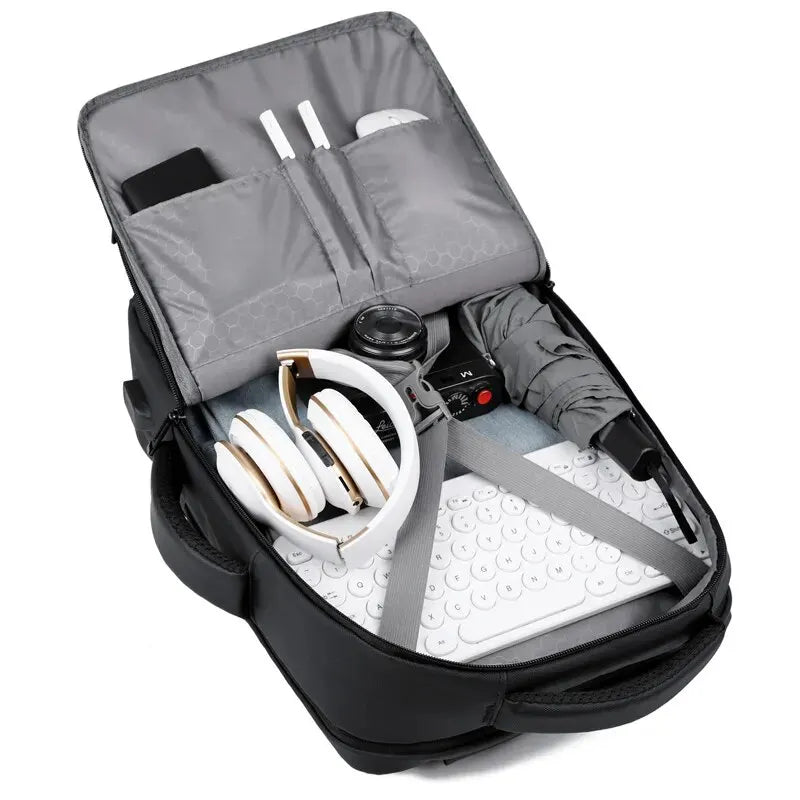 Simple Life USB Charging Business Backpack - Image 5