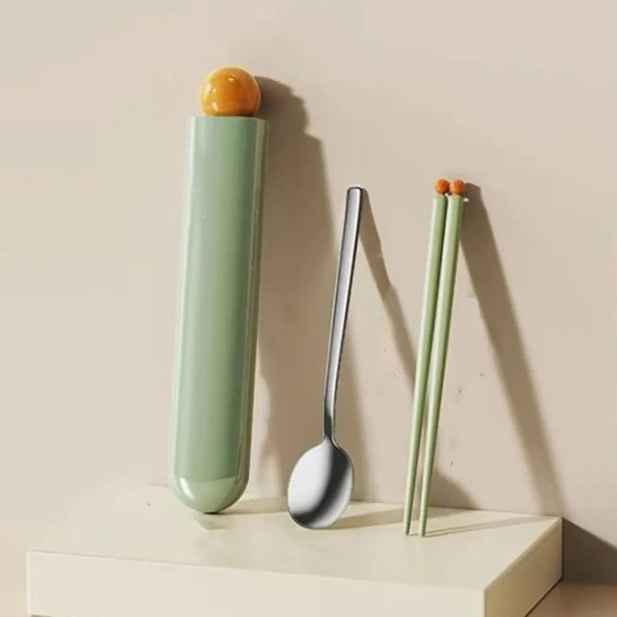 Portable Chopstick Travel Cutlery Set - Image 1