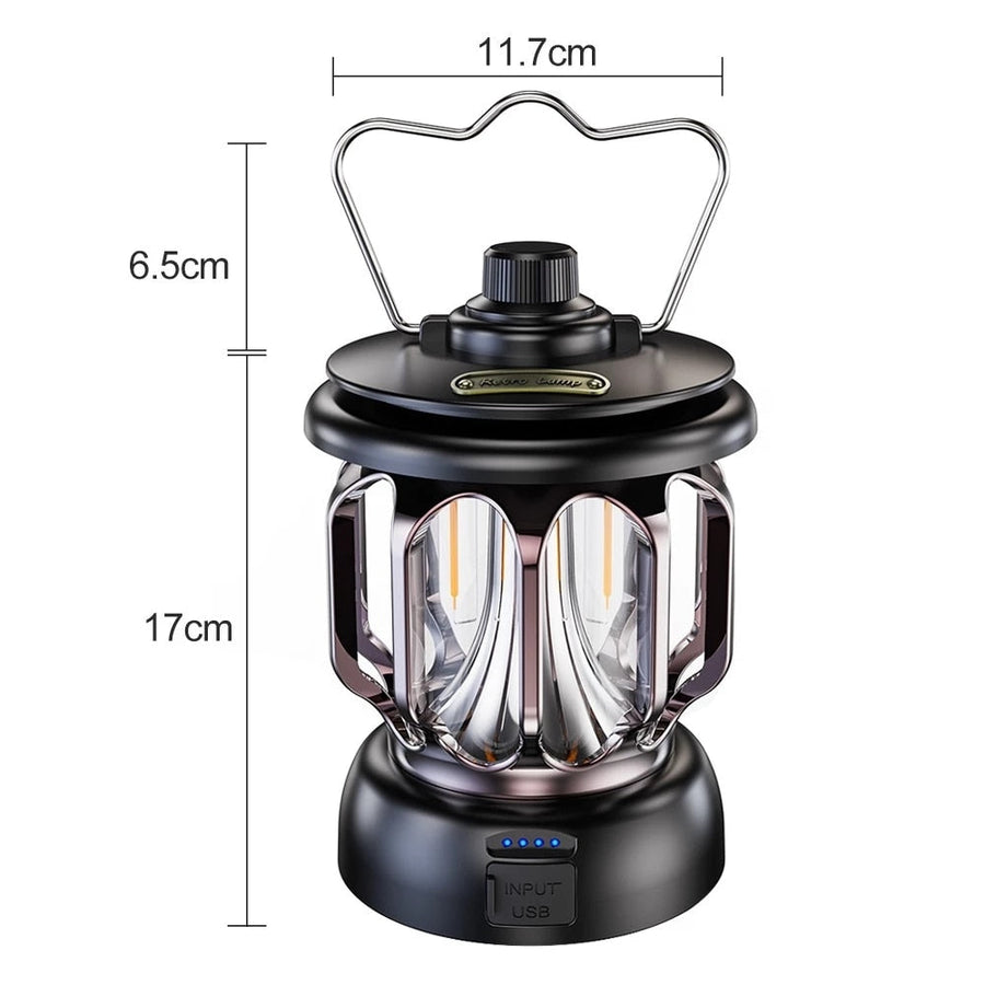 Retro Power Bank Camping LED Lamp - Image 4