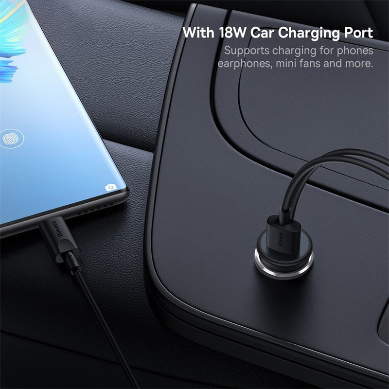 2in1 Car Magnetic Phone Wireless Charging Stand - Image 1
