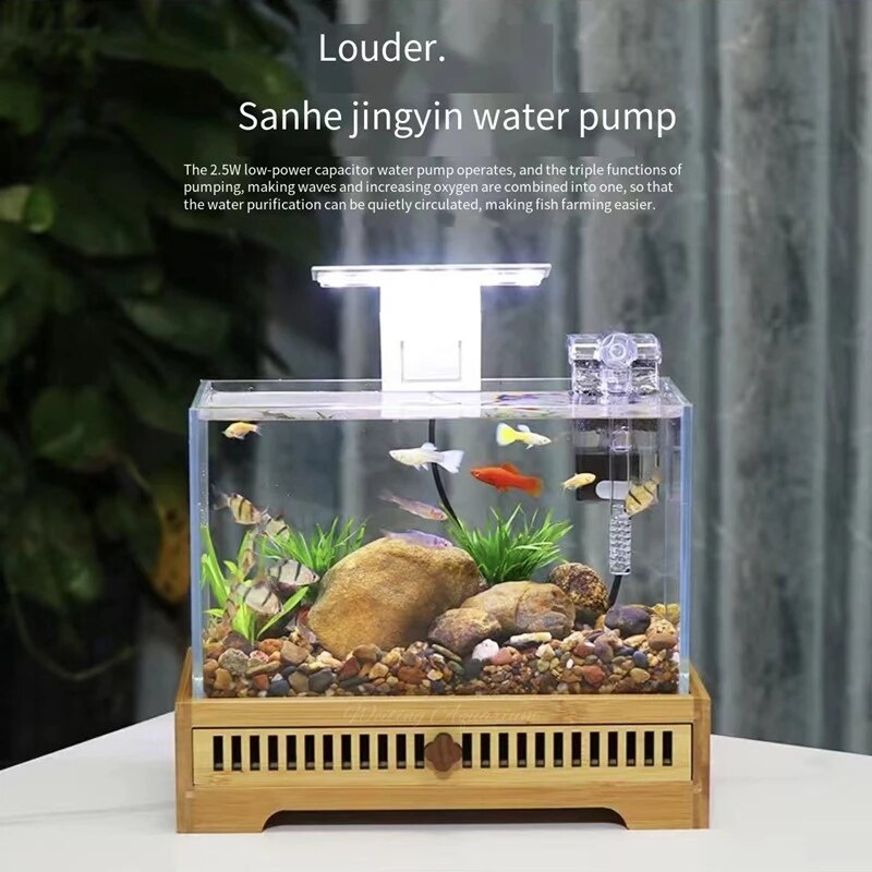 Mini Underwater Haven Desktop Aquarium - Image 5