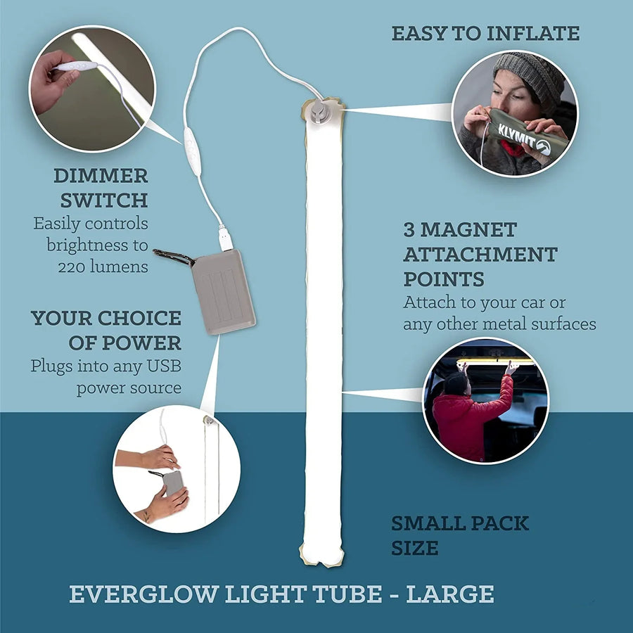 Portable Inflatable Camp Glow Folding Tent Light - Image 1