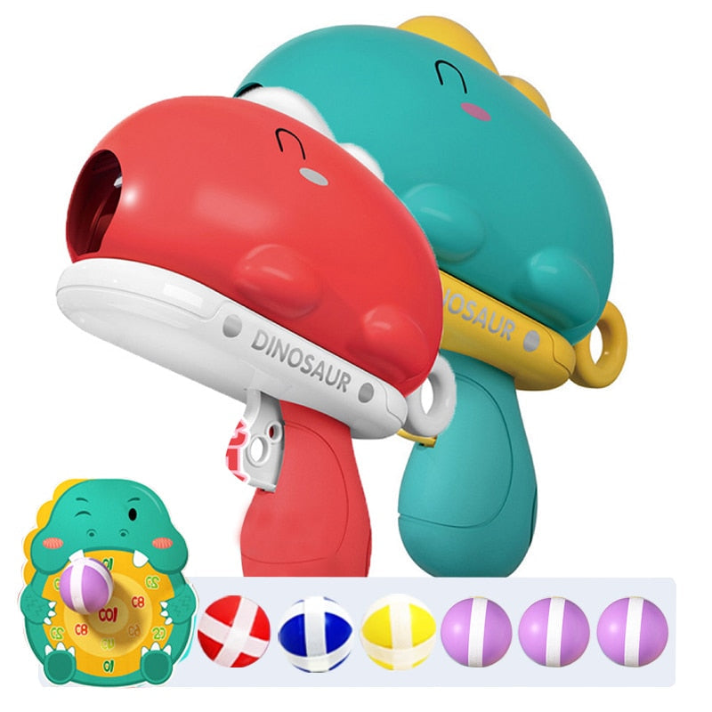 Cute Dinosaur Sticky Ball Dart Toy Set - Image 8
