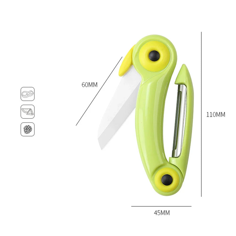 Mini Bird Fruit Foldable Picnic Knife - Image 3