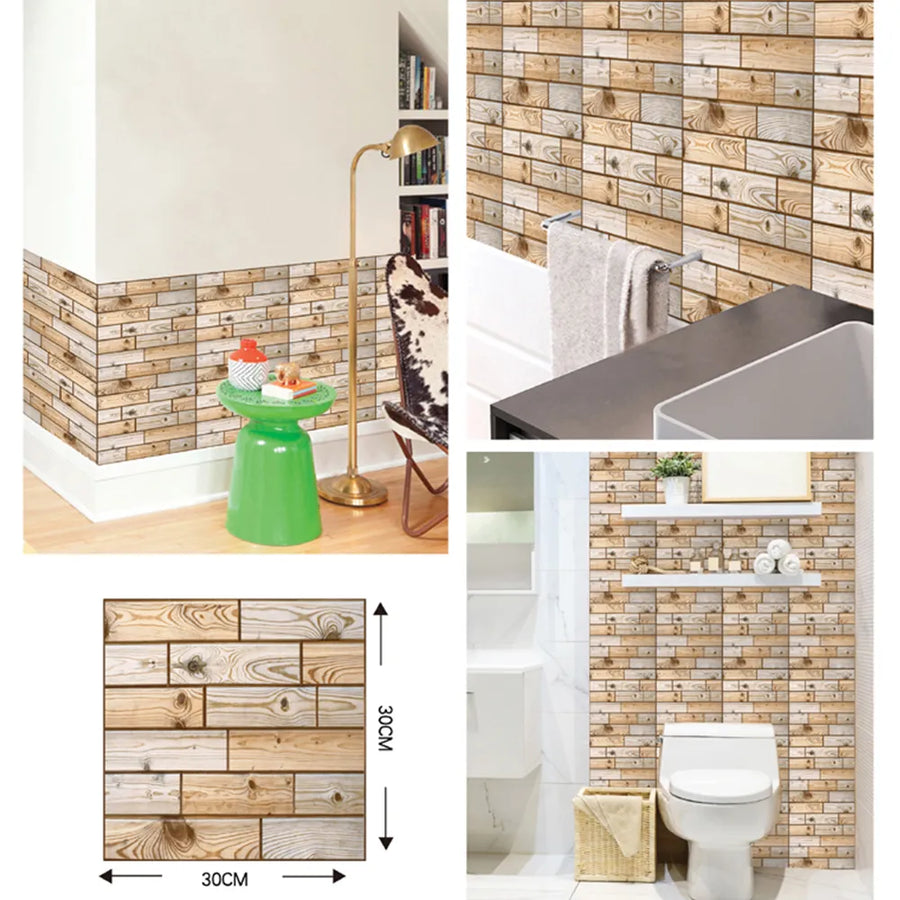 3D Wall Brick Pattern Decal - Image 10