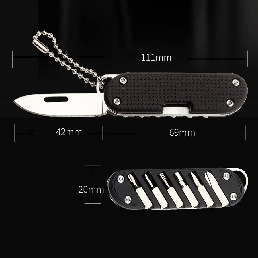 Mini Multifunctional Screwdriver Keychain Tool - Image 4