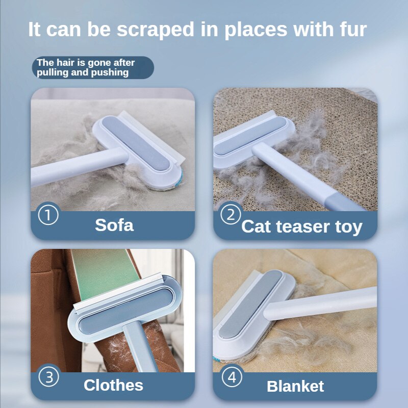 3in1 Pet Hair Lint Remover Window Cleaner Brush - Image 3