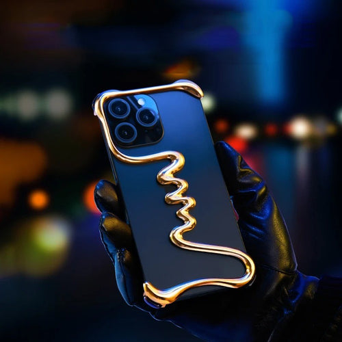 Frameless Metal Track Bumper iPhone Case - Image 0