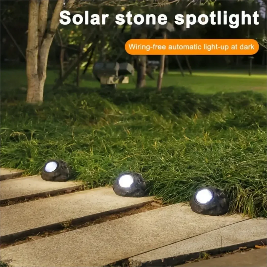 Waterproof Outdoor Solar Rock Spotlight Lamps - Image 3
