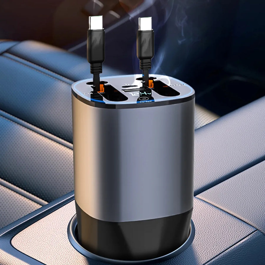 Smart Ride Retractable Car Fast Charger - Image 0