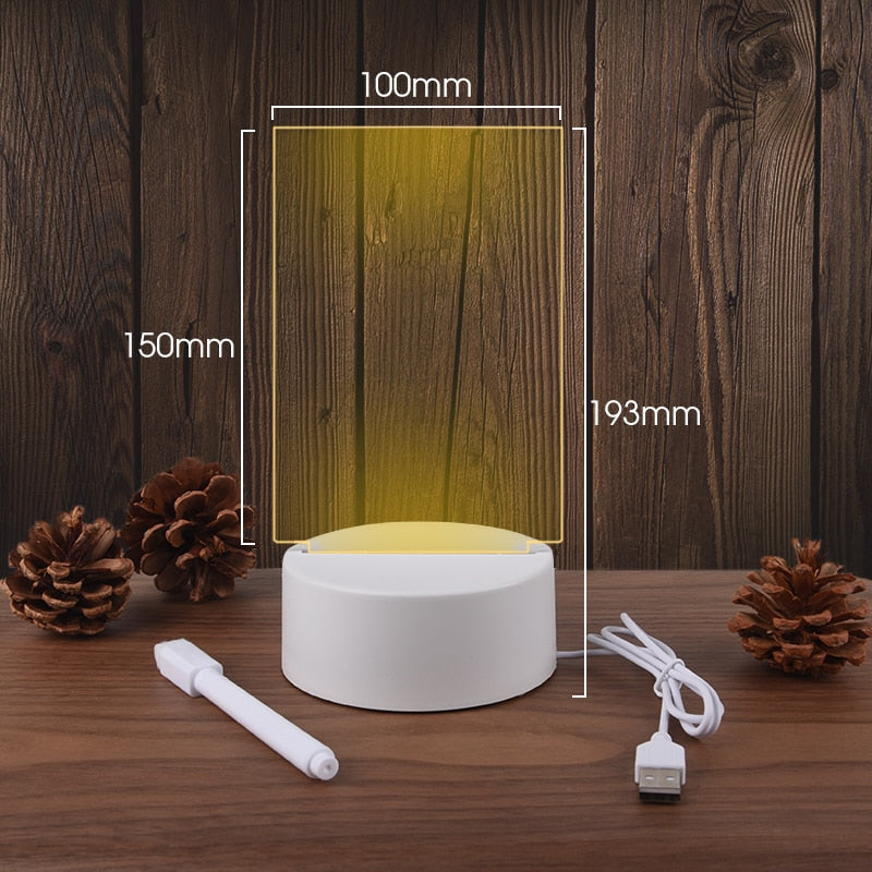 Creative Note Board Led Table Lamp - Image 7