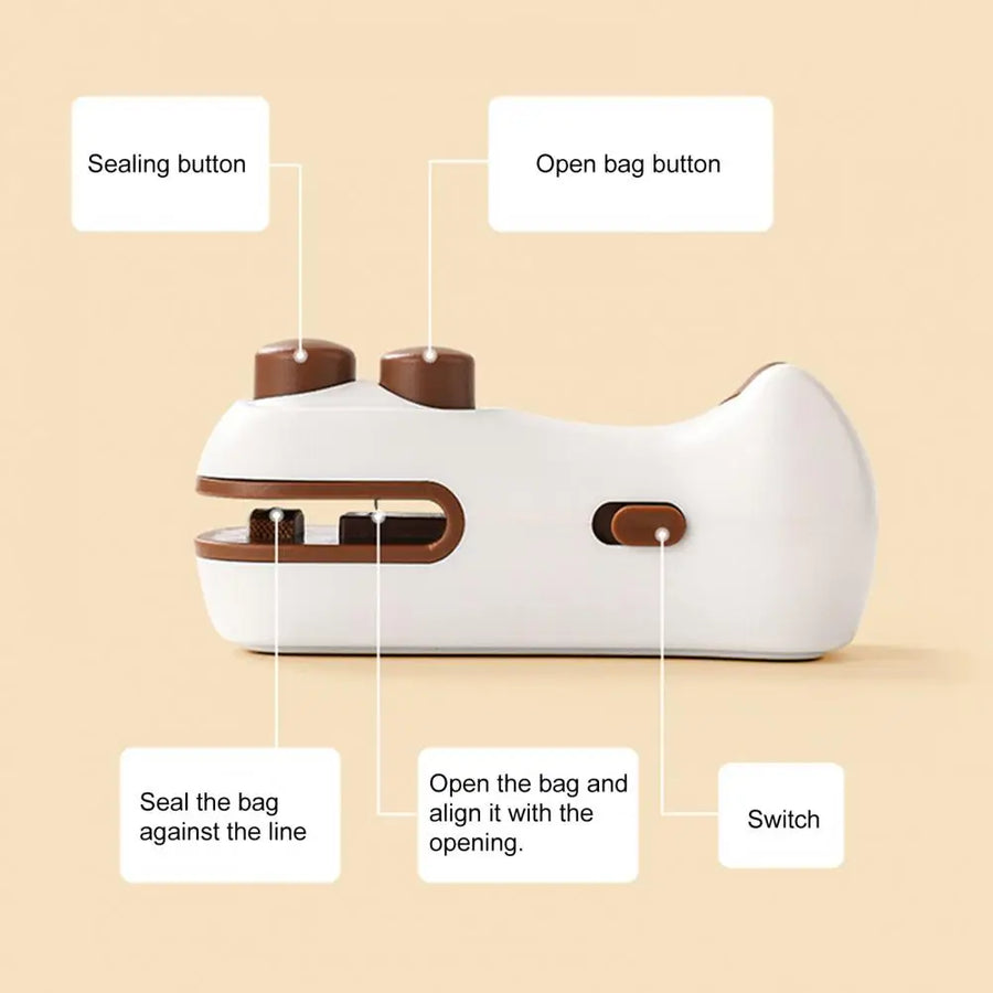 Double Power Rechargeable Magnetic Sealing & Cutter - Image 5