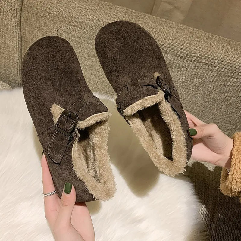 Autumn Bliss Soft Fur Women Shoes - Image 5