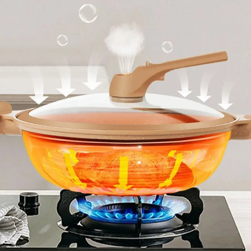 Non-Stick Micro Pressure Ultimate Frying Pan - Image 4