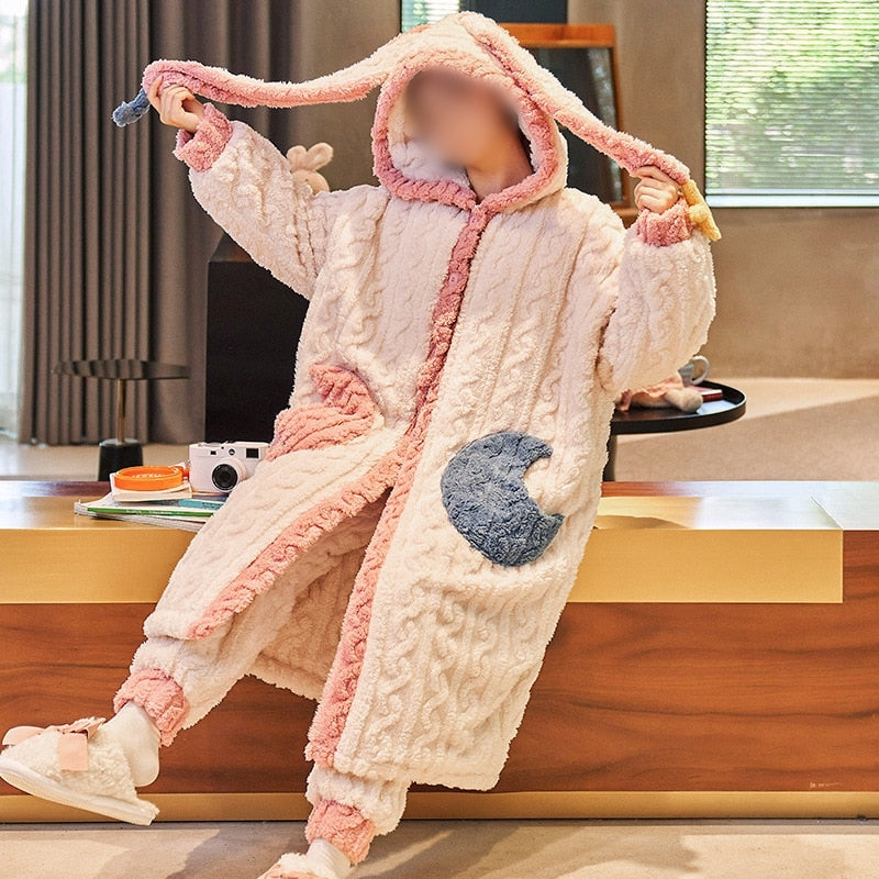 Cozy Thick Winter Blanket Pajamas - Image 16