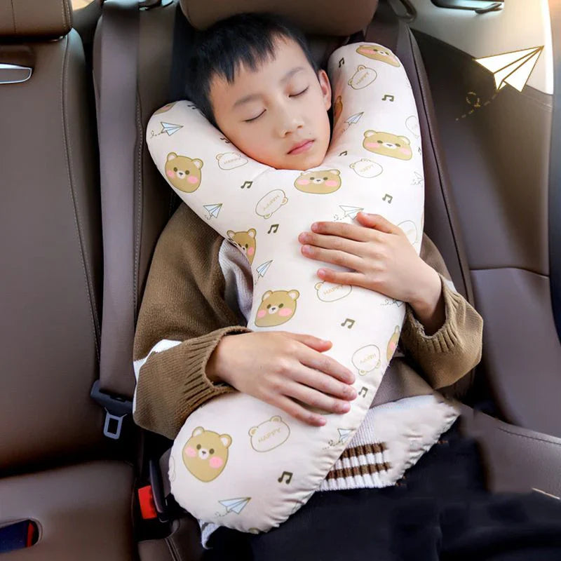 Car Snuggle Spot Seat Belt Shoulder Protector Sleeping Pillow - Image 1