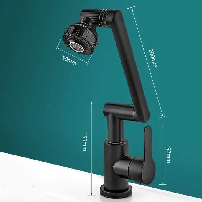 Splash-Proof Mechanical Universal Rotatable Arm Faucet - Image 6