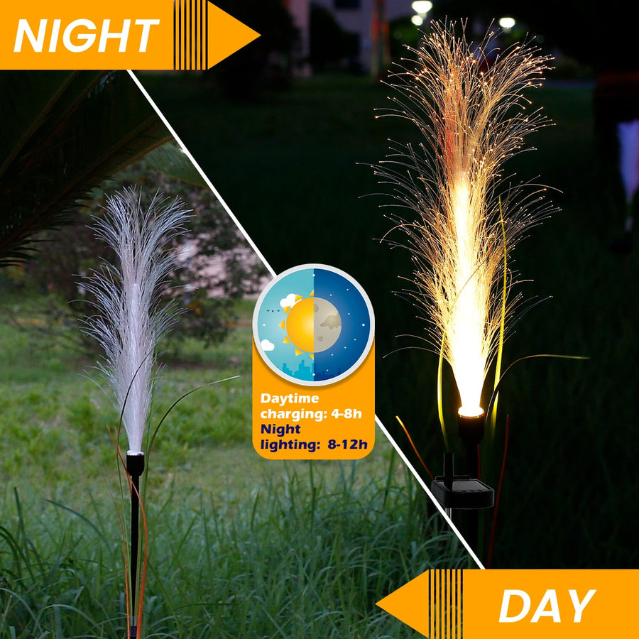Outdoor Solar Waterproof Reed Garden Lights - Image 3
