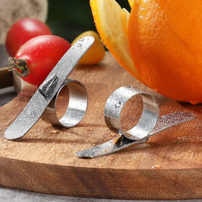 Stainless Steel Finger Easy Fruit Orange Peeler - Image 2