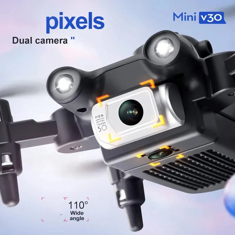 Dual Camera Built-In Storage Box Five-sided Obstacle Avoidance Drone - Image 2