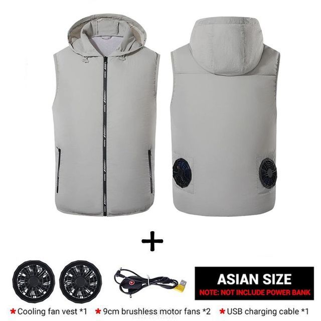 Outdoor Summer Cooling Fan Jacket - Image 10