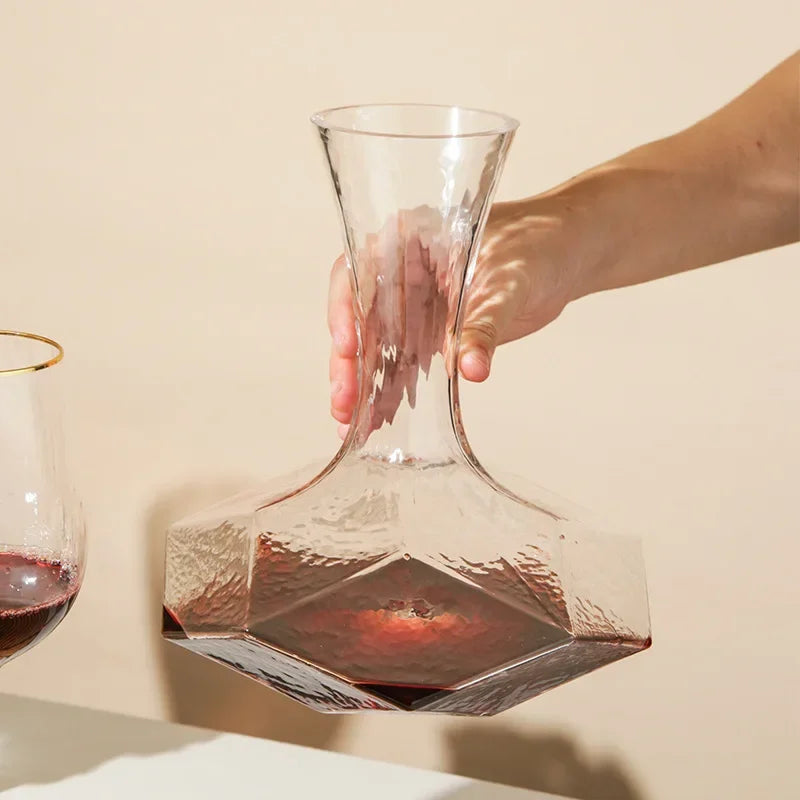 Irregular Crystal Glass Wine Decanter - Image 2