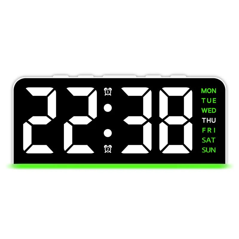 Modern LED All Week Display Night Lamp Alarm Clock - Image 10