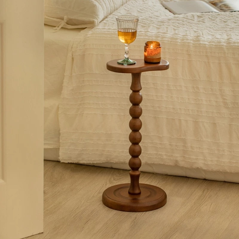 Medieval Time Solid Wood Mini Coffee Table - Image 0