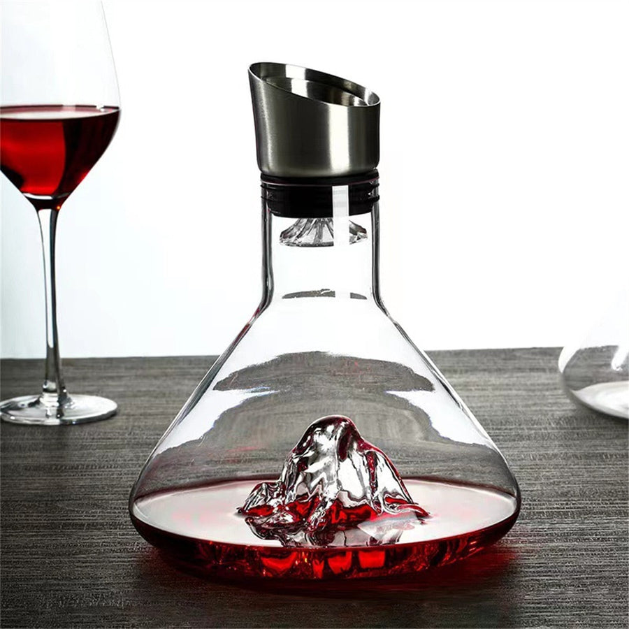 Dreamy Mountain Premium Crystal Wine Decanter - Image 0