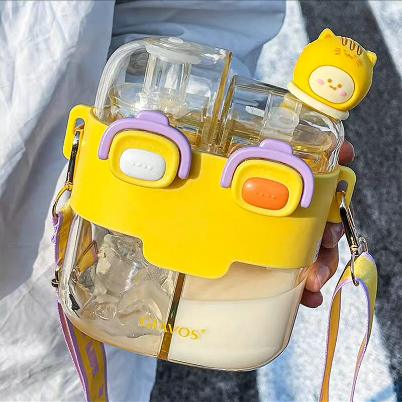 Double-Bin Drink More Kids Water Bottle - Image 2