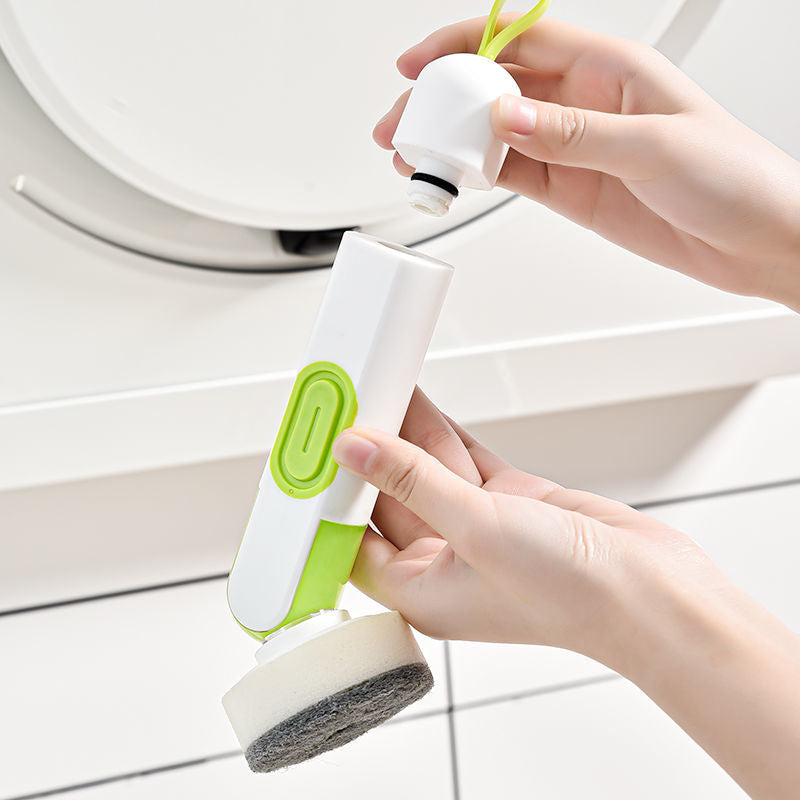 Dish Scrubber Soap Dispenser Brush - Image 2